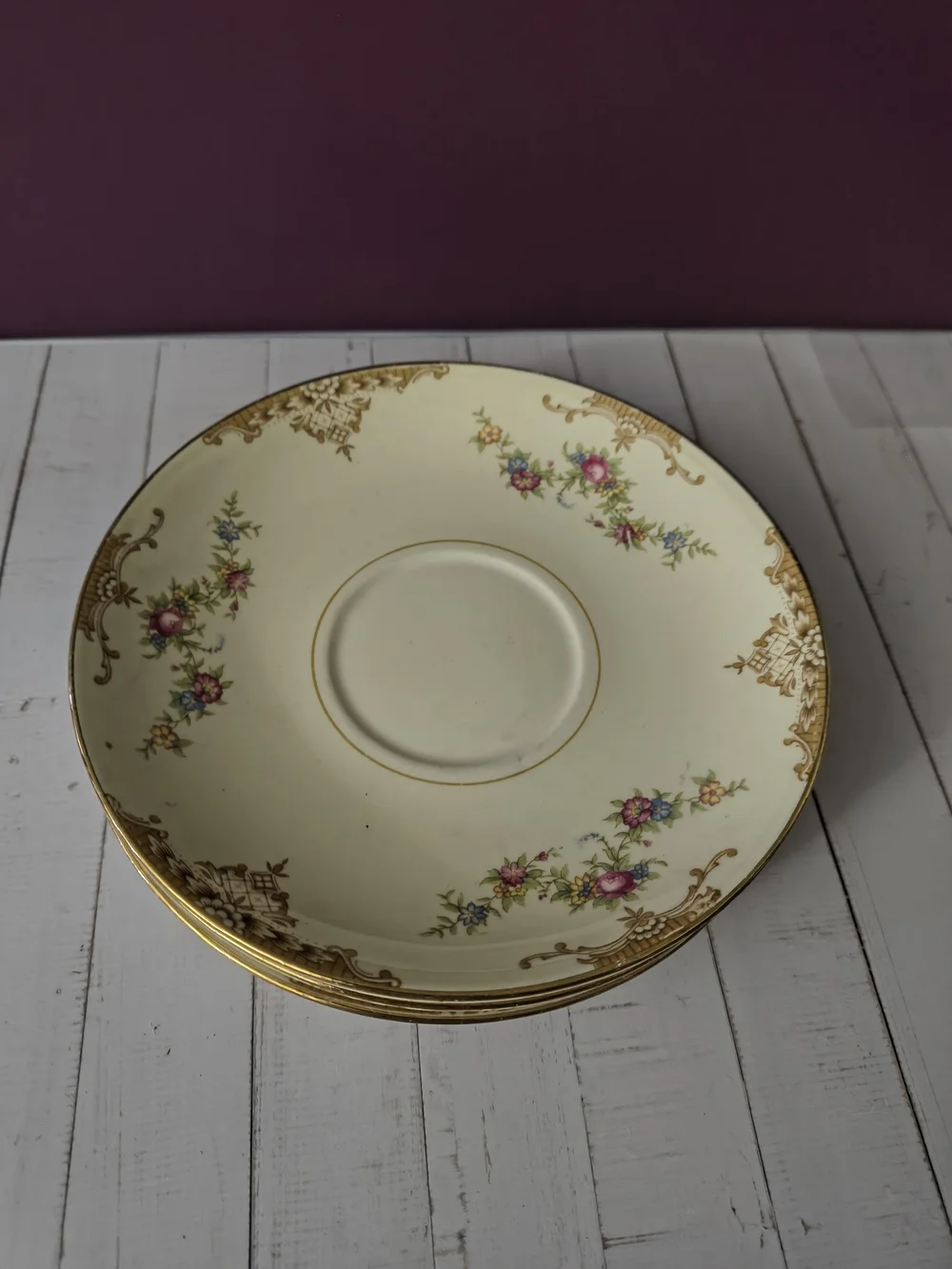 Homer Laughlin Eggshell Nautilus Saucers